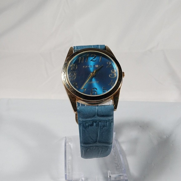 Gossip Quartz Ladies Wrist Watch Set Lot of 4 - Genuine Leather - New Batteries - Picture 3 of 16
